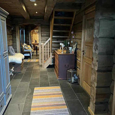 Holiday home Stunning Log At With Lots Of Charms Lifjell